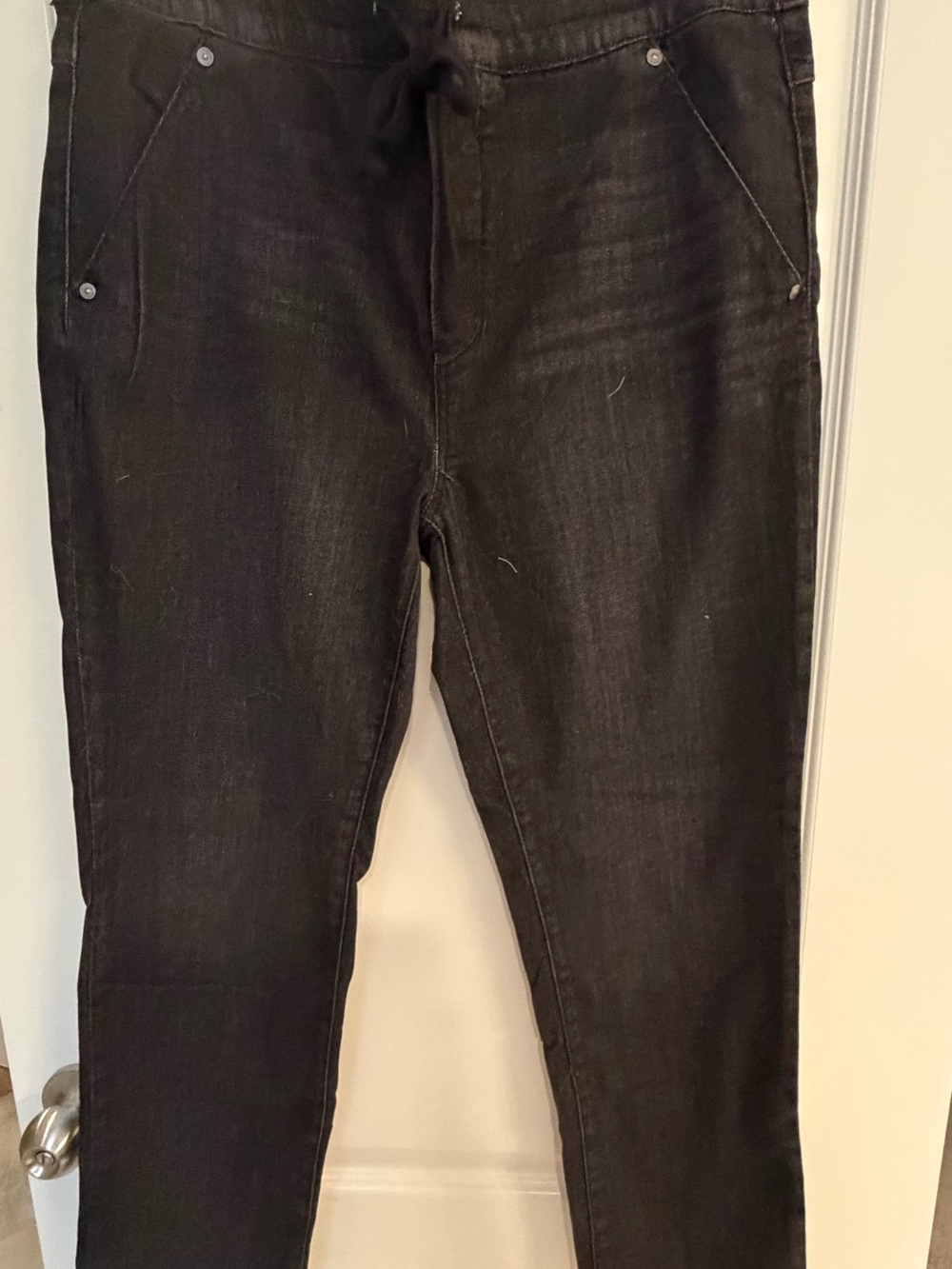 Wit & Wisdom Black Boyfriend Stretch Jeans